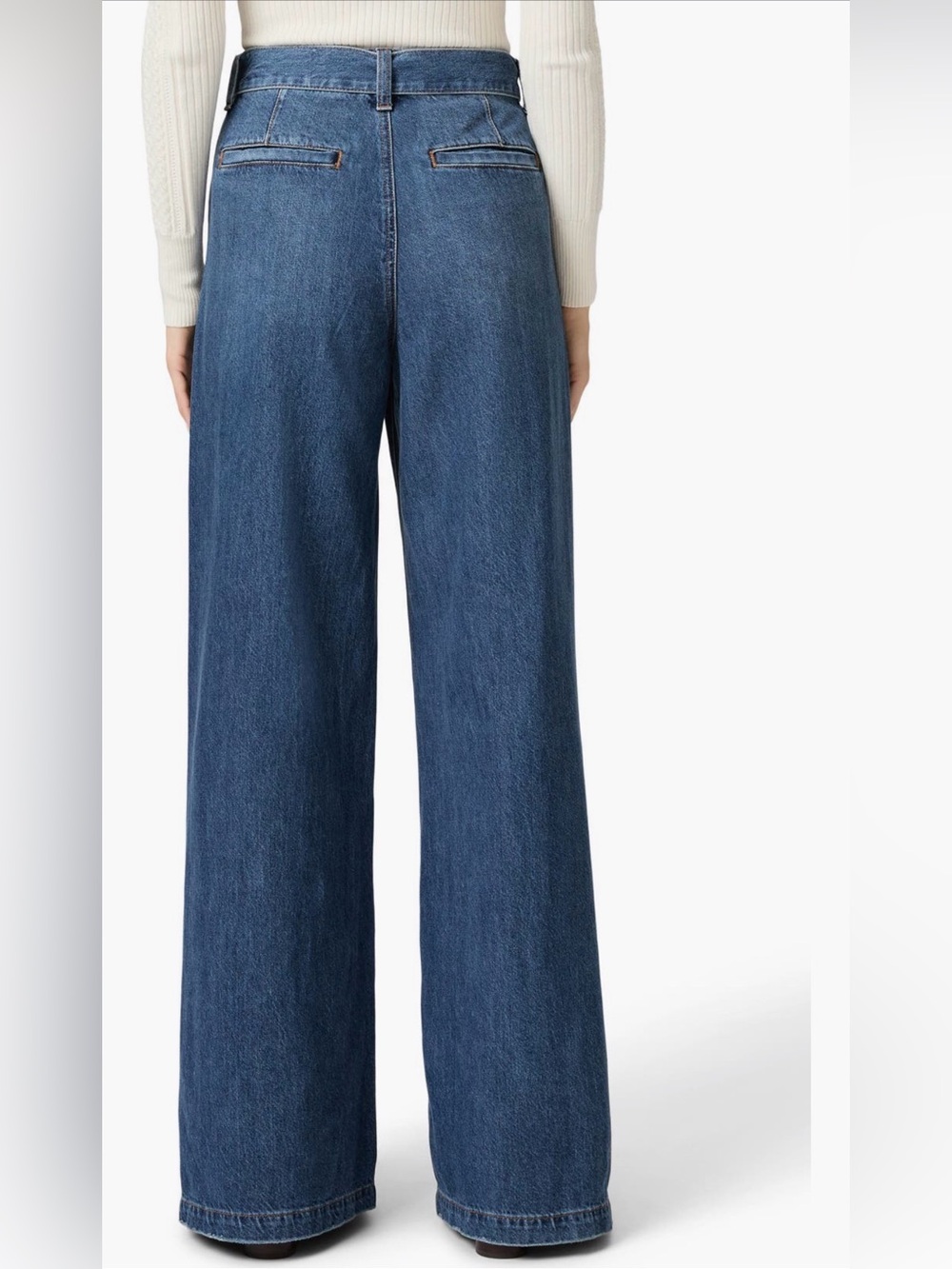 PAIGE Cameron High Waist Wide-Leg Belted Jeans - Picture 2 of 16